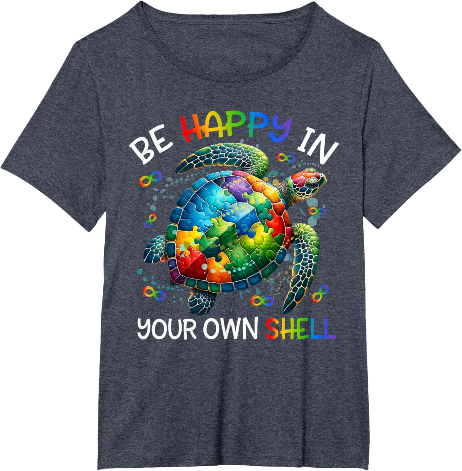 Puzzle Turtle Be Happy In Your Own Shell Autism Awareness