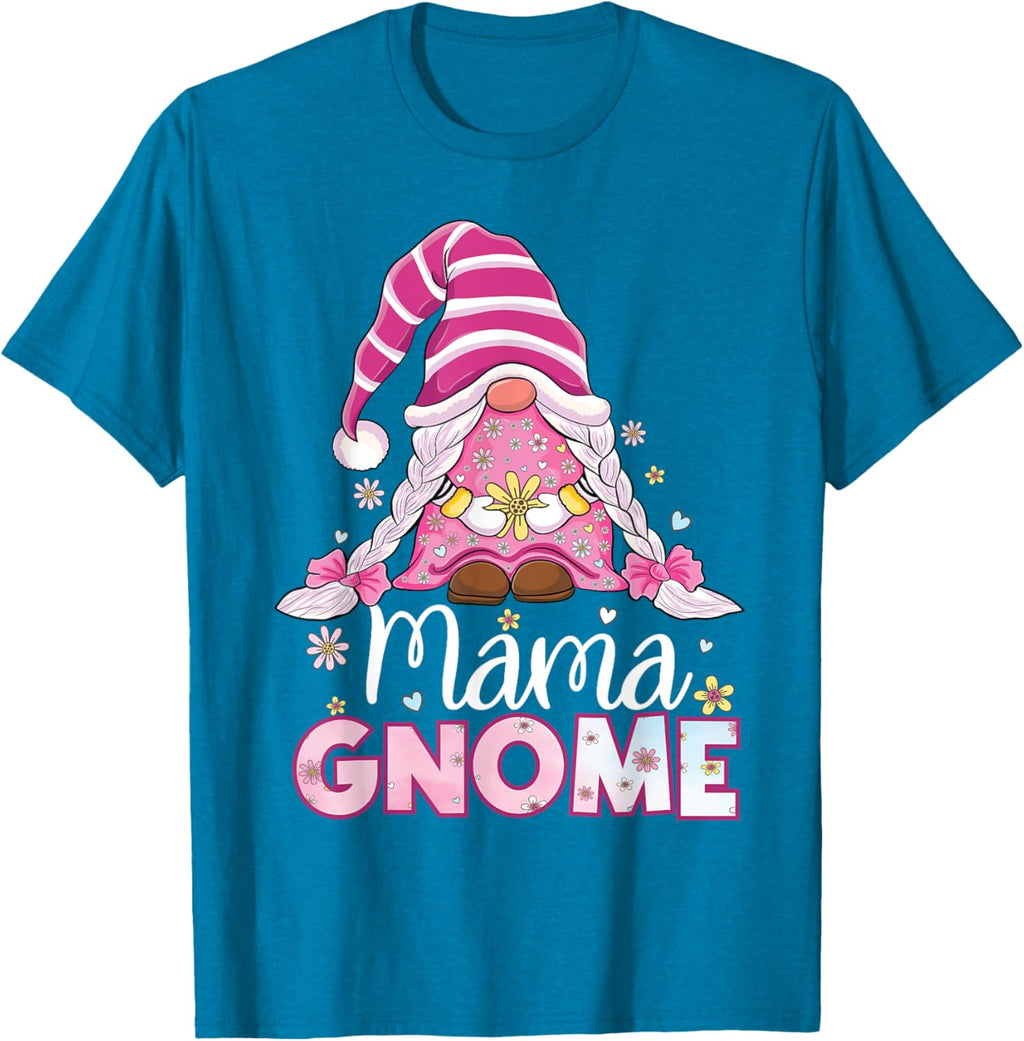 Flower For Mom Gnomies Cute Gnome Mom Happy Mother's Day