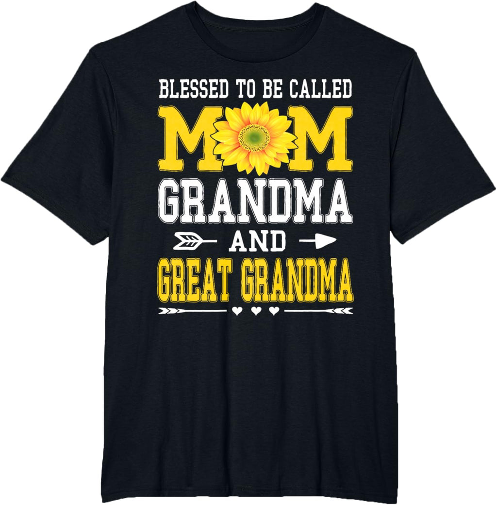 Blessed To Be Called Mom Grandma Great Grandma Mother's Day Mother Shirt