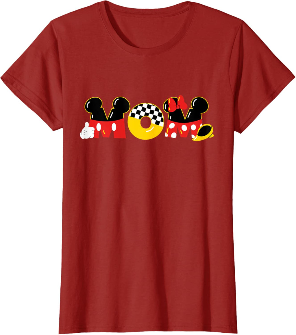 Disney Mickey Mouse & Minnie Mouse Mom Mother\u2019s Day Birthday Mother Shirt