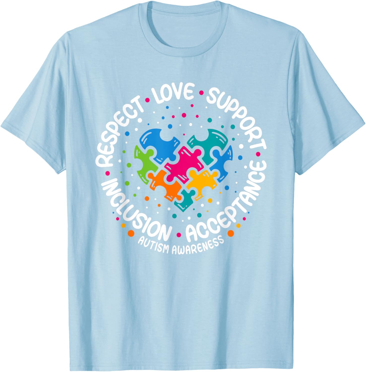 Autism Awareness Respect Love Support Blue Autism