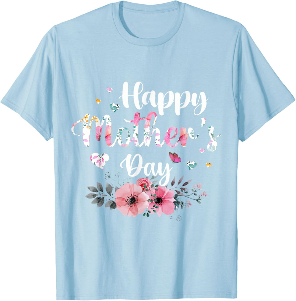 Happy Mother's Day 2025 Cute Floral for Women Mom Grandma