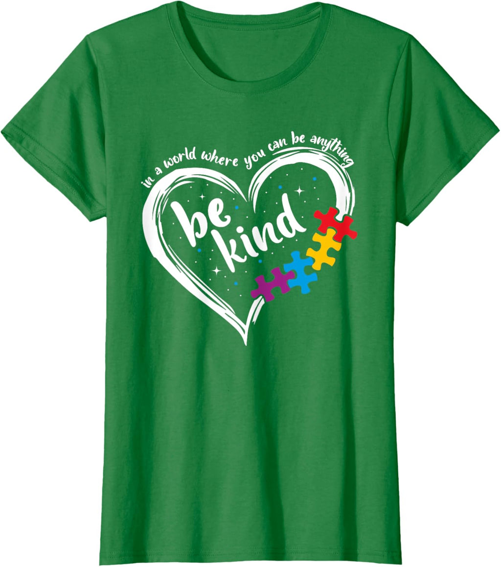 Autism Be Kind Women Blue Be Kind Autism Awareness