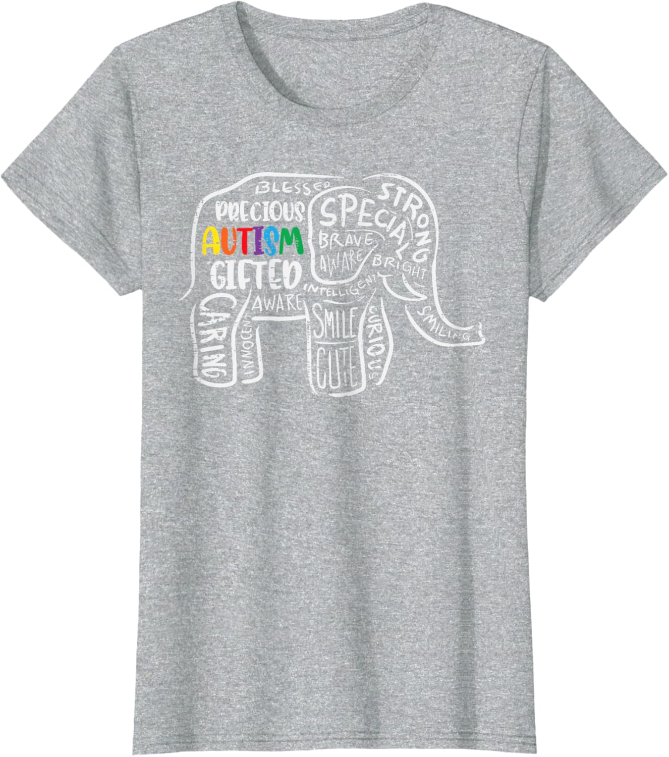 Autism Awareness Elephant Acceptance Autistic Men Women Kids