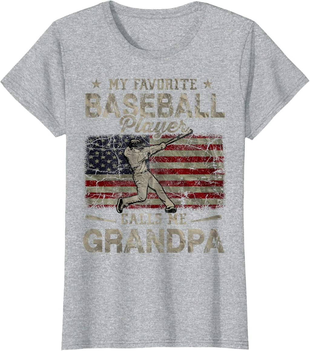 My Favorite Baseball Player Calls Me Grandpa Father's Day