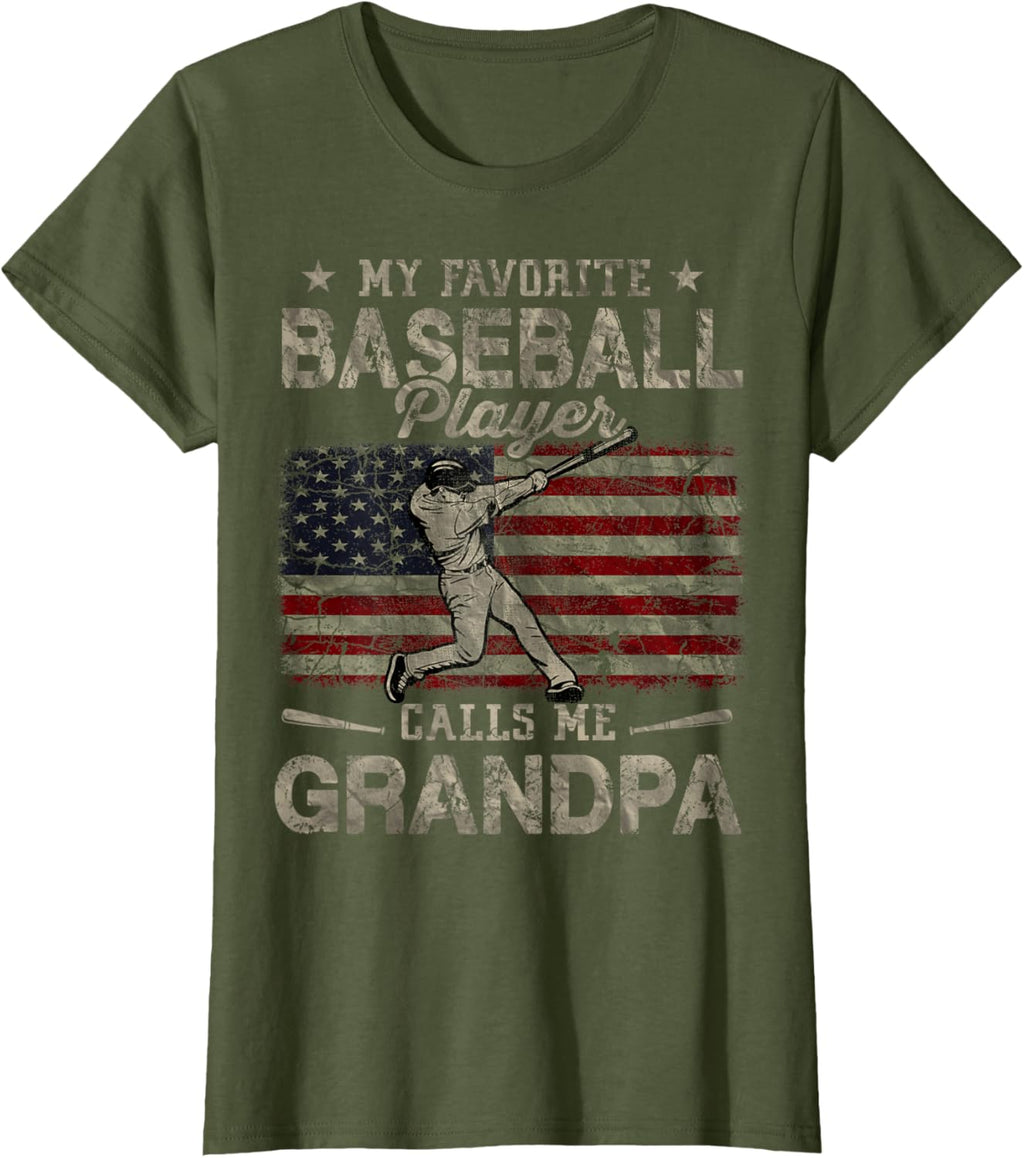 My Favorite Baseball Player Calls Me Grandpa Father's Day