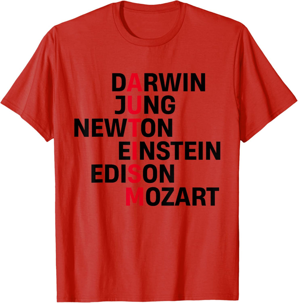 Darwin Jung Newton Einstein Edison Mozart Autism Awareness