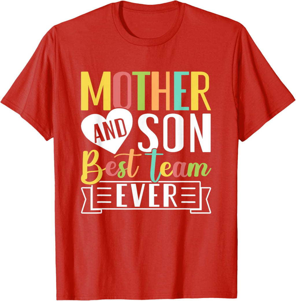Mothers Day Mama Mom Son Love Mommy Mama Mother's Black Unisex Classic Fit Crew Neck Short Sleeve Mother Shirt