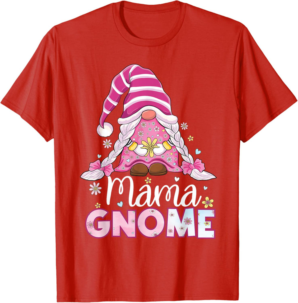 Flower For Mom Gnomies Cute Gnome Mom Happy Mother's Day