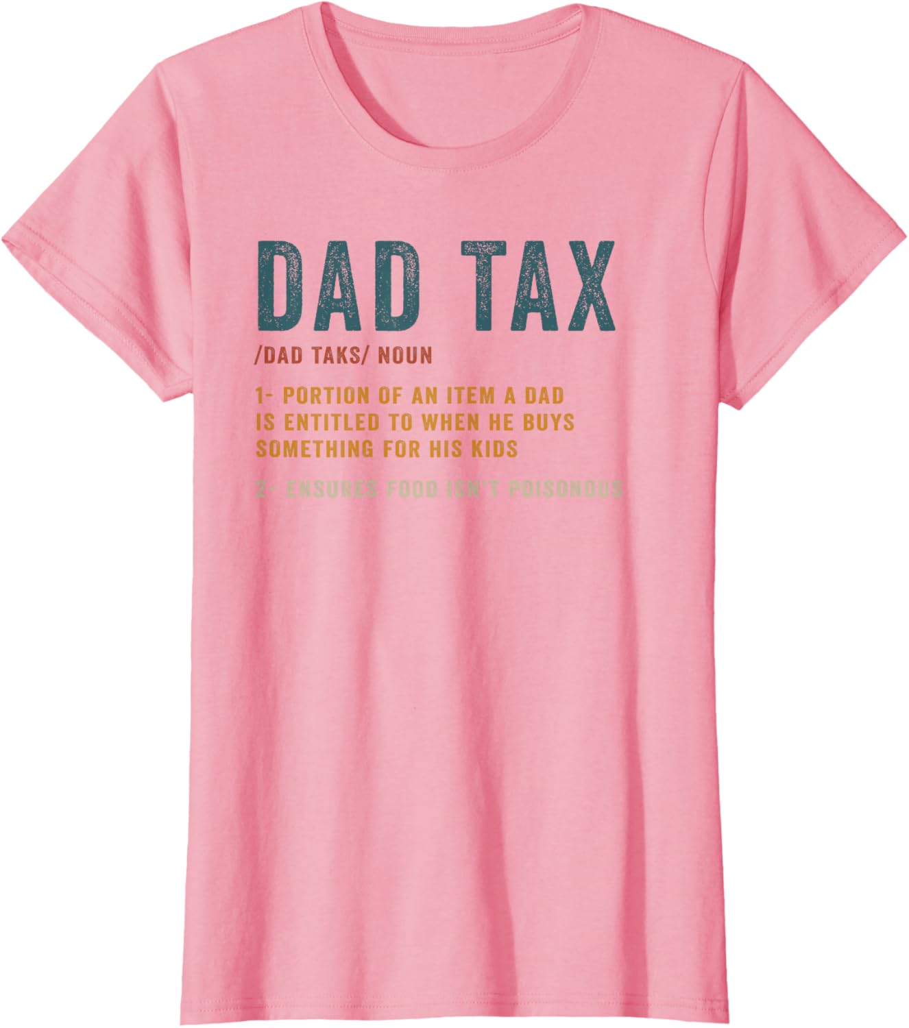 Vintage Dad Tax Definition Men Funny Father's Day