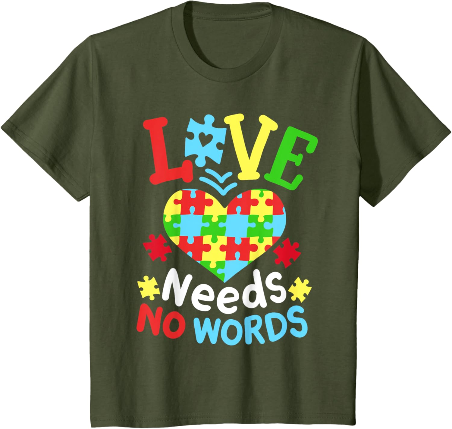 Autism Awareness Love Needs No Words