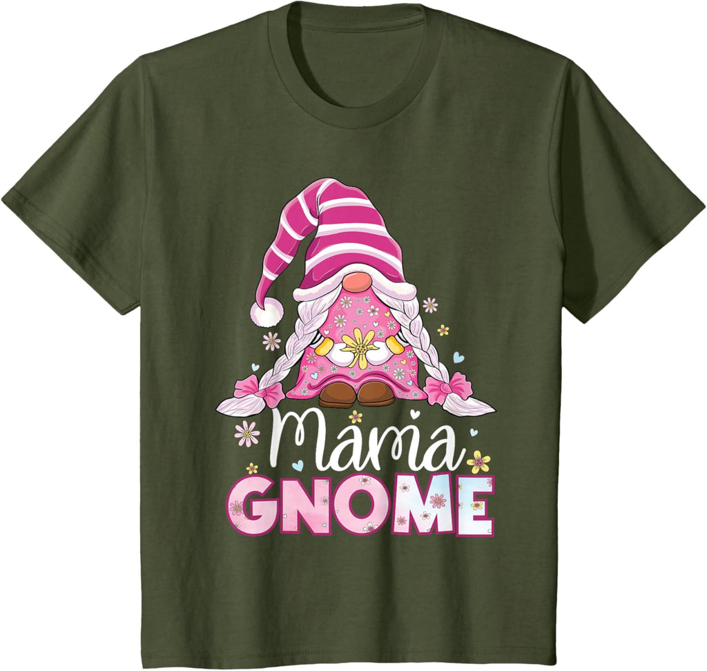 Flower For Mom Gnomies Cute Gnome Mom Happy Mother's Day