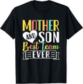 Mothers Day Mama Mom Son Love Mommy Mama Mother's Black Unisex Classic Fit Crew Neck Short Sleeve Mother Shirt