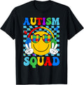 Autism Awareness Autism Squad Support Smile Face Women Men