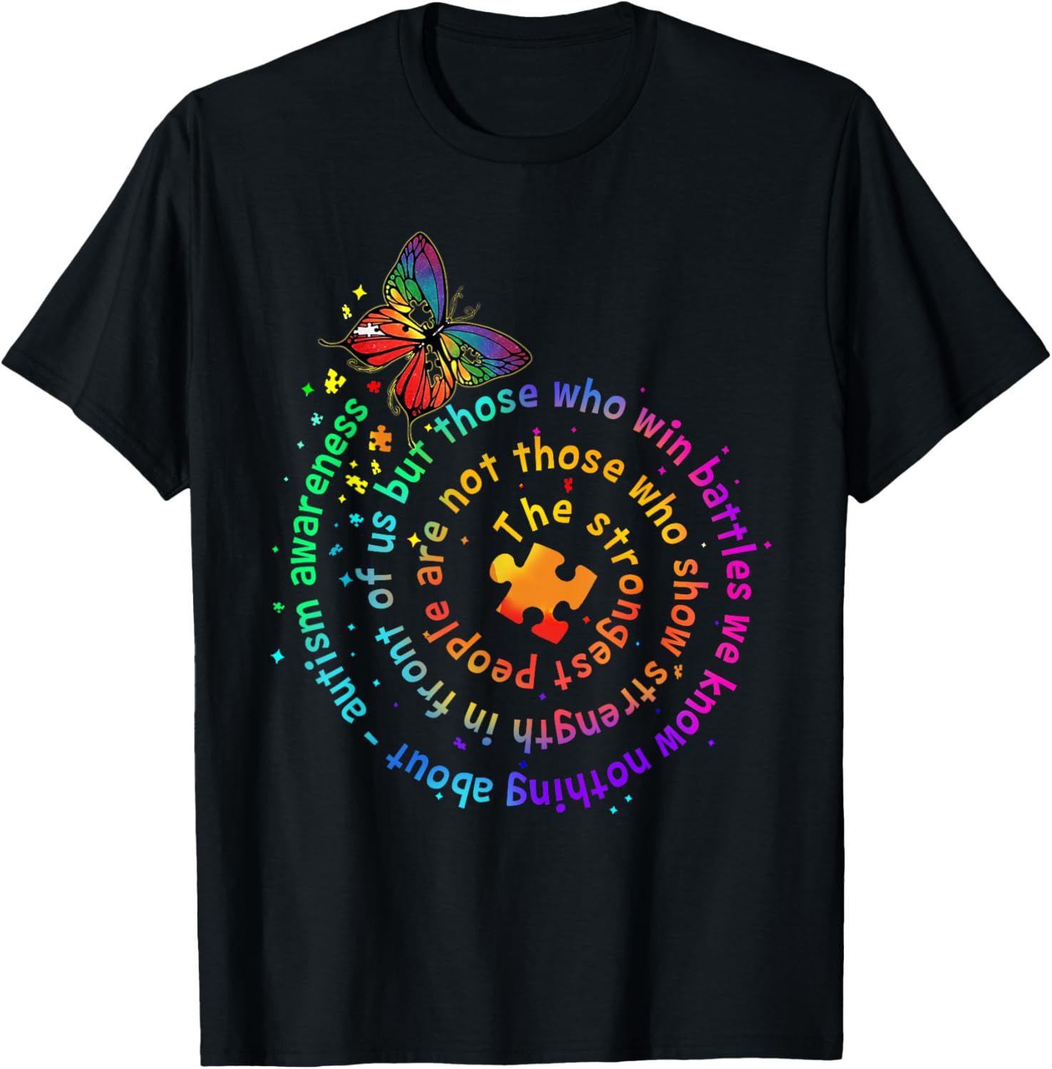 The Strongest People Butterfly Autism Awareness