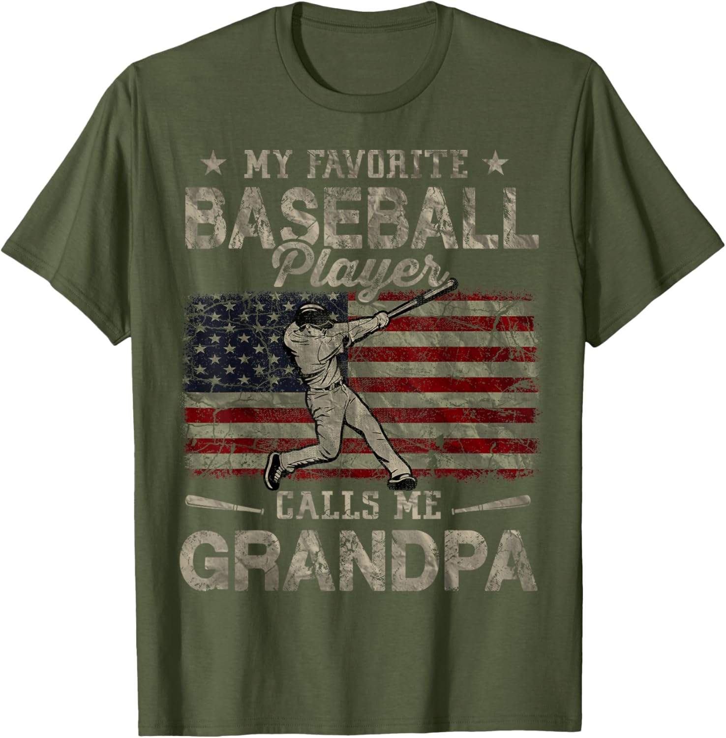 My Favorite Baseball Player Calls Me Grandpa Father's Day