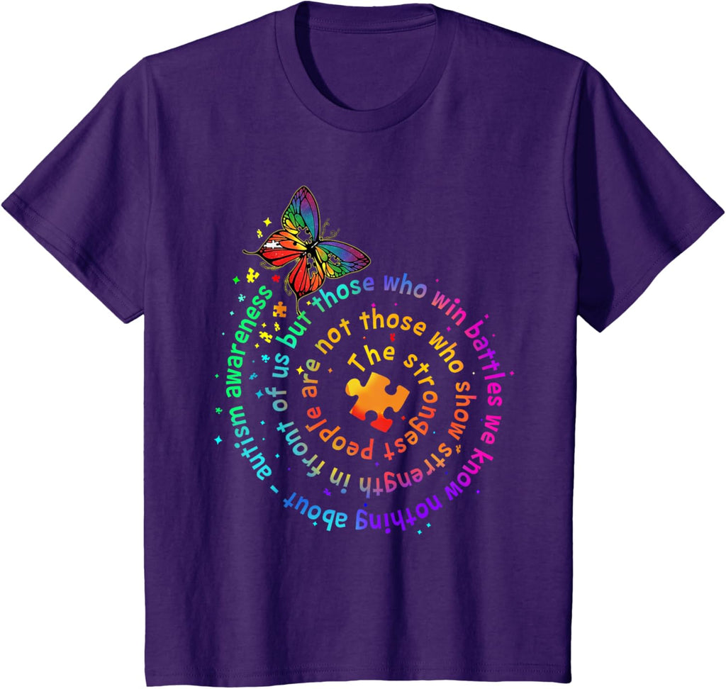 The Strongest People Butterfly Autism Awareness