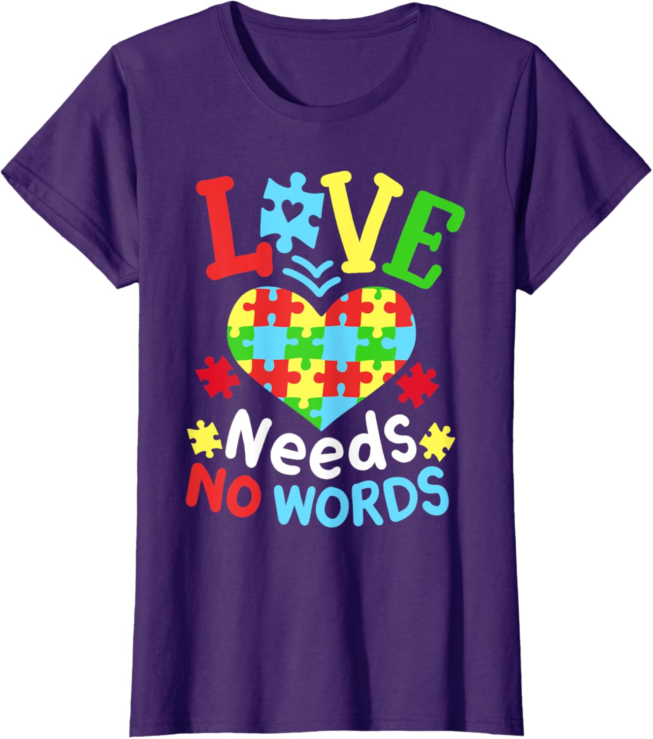 Autism Awareness Love Needs No Words