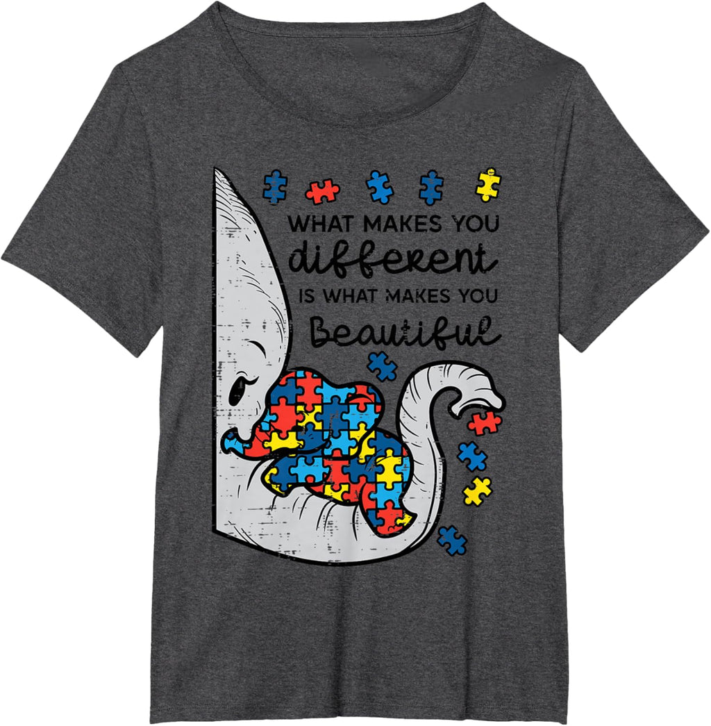 What Makes You Different Beautiful Elephant Autism Awareness