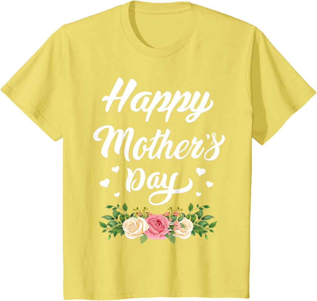 Happy Mother's Day 2024 Tshirt for Women Mom Grandma Mother Shirt