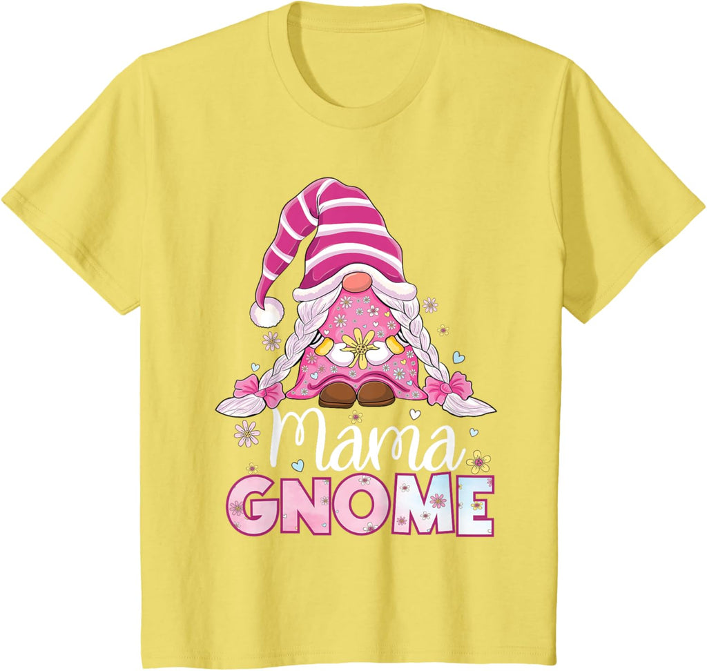 Flower For Mom Gnomies Cute Gnome Mom Happy Mother's Day