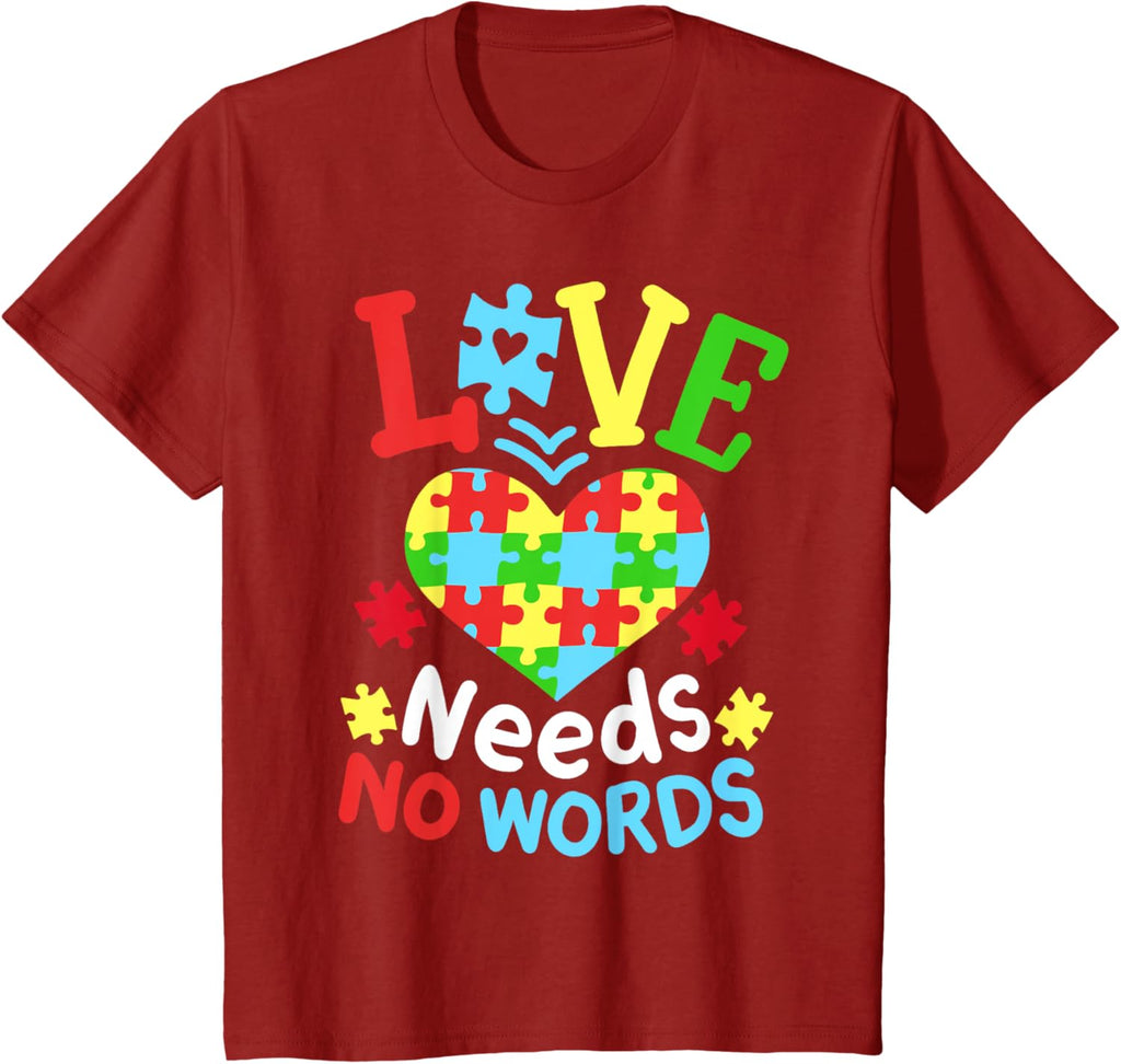 Autism Awareness Love Needs No Words