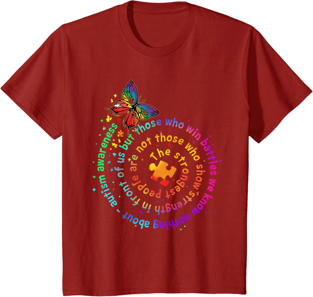 The Strongest People Butterfly Autism Awareness