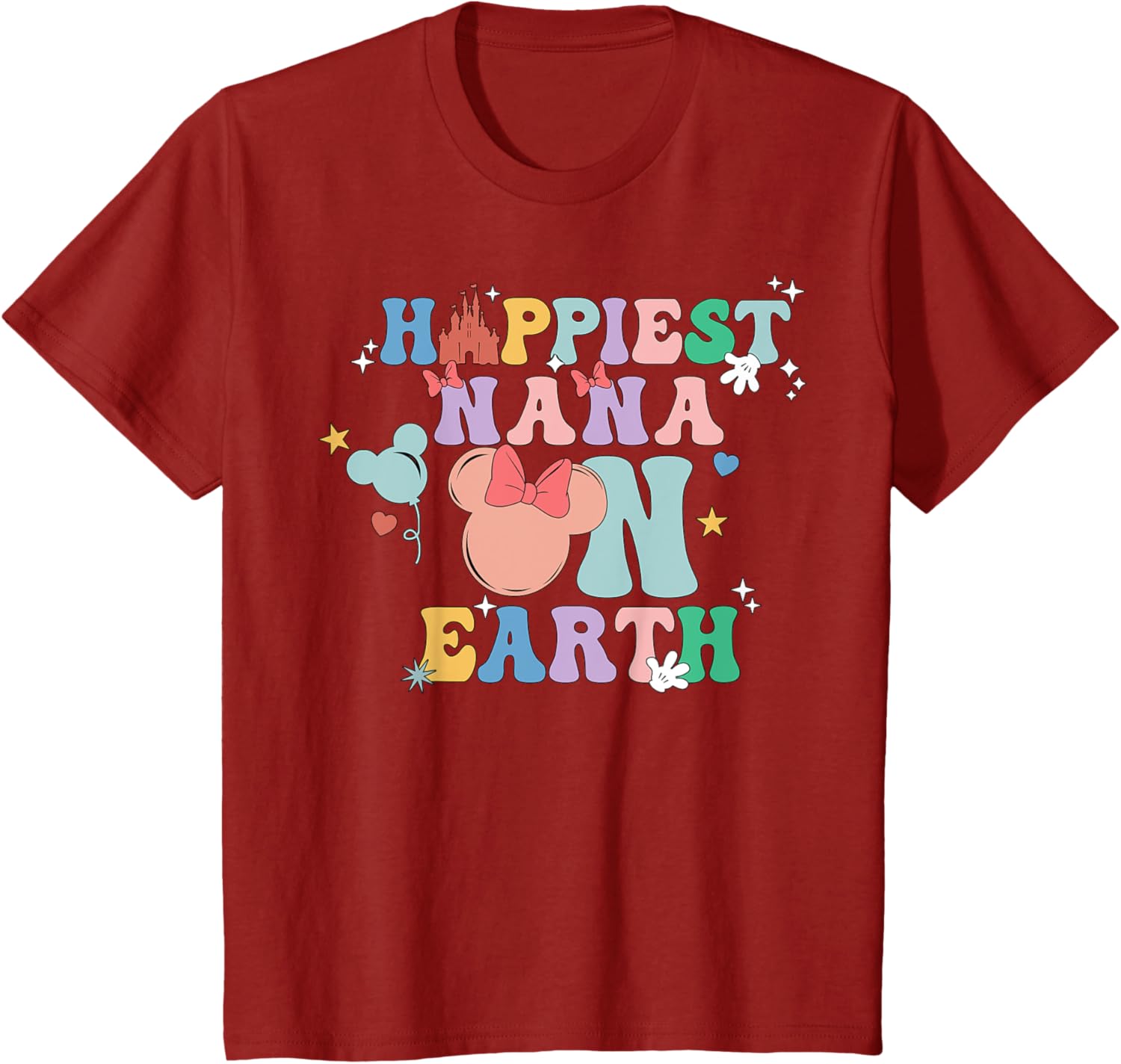 Happiest Nana On Earth Groovy Mom Mother's Day Mother Shirt