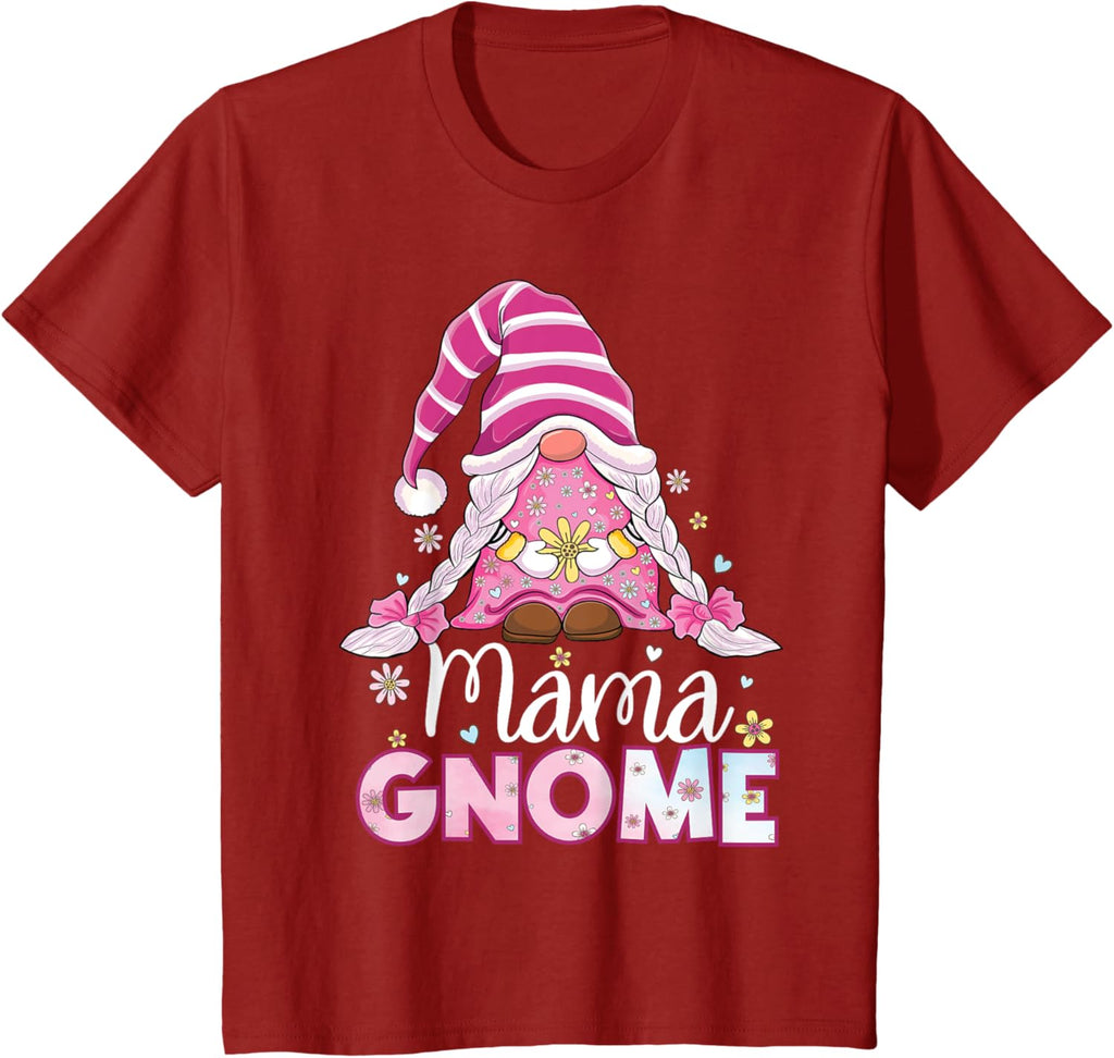 Flower For Mom Gnomies Cute Gnome Mom Happy Mother's Day