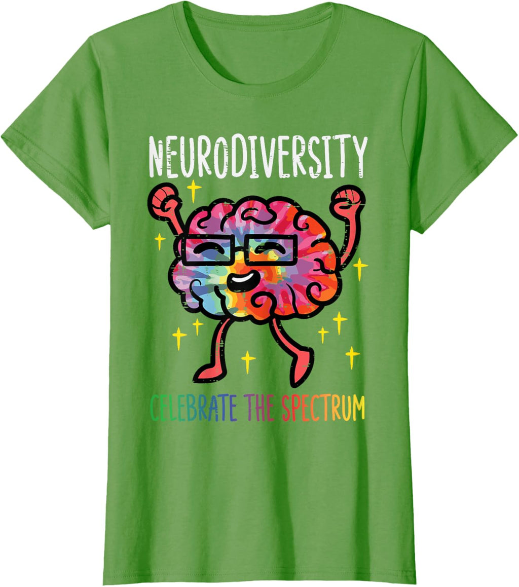 Neurodiversity Brain Autism Awareness ASD ADHD Men Women Kid