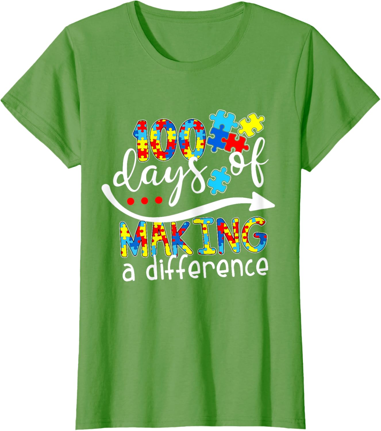 Autism 100 Days 100th day of school teacher autism awareness