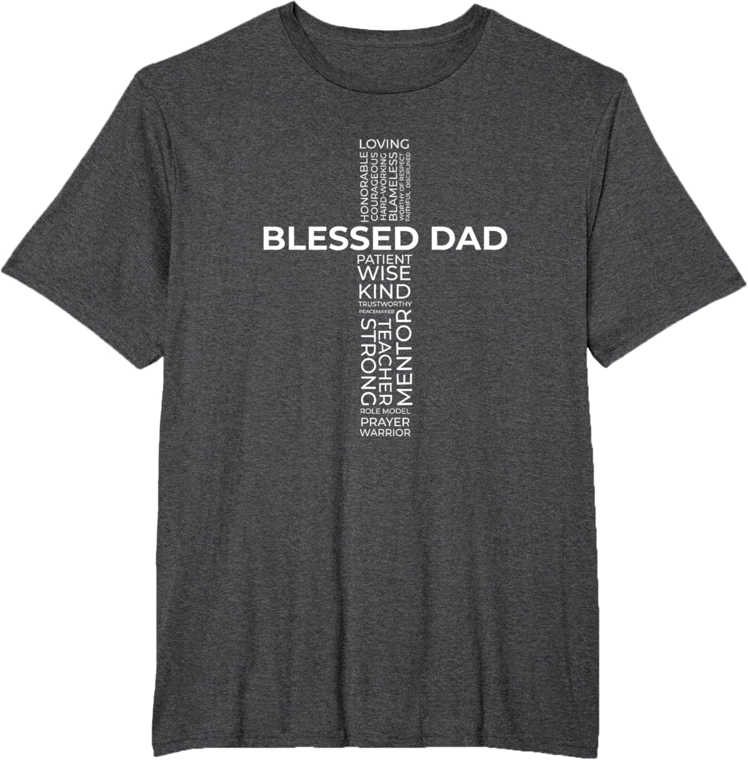 Christian Blessed Dad Cross Father's Day Shirt