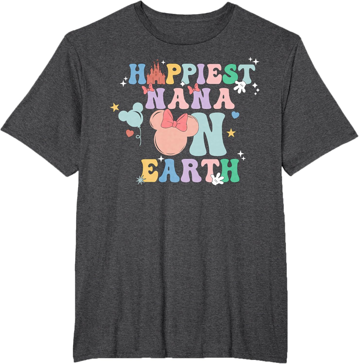 Happiest Nana On Earth Groovy Mom Mother's Day Mother Shirt
