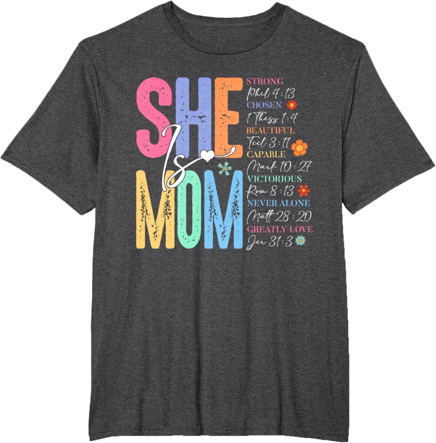 She Is Mom Christian Mother's Day Jesus Mama Religious Women