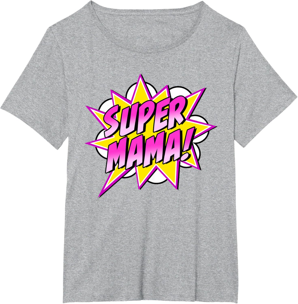 Super Mama Comic Book Superhero Mother's Day