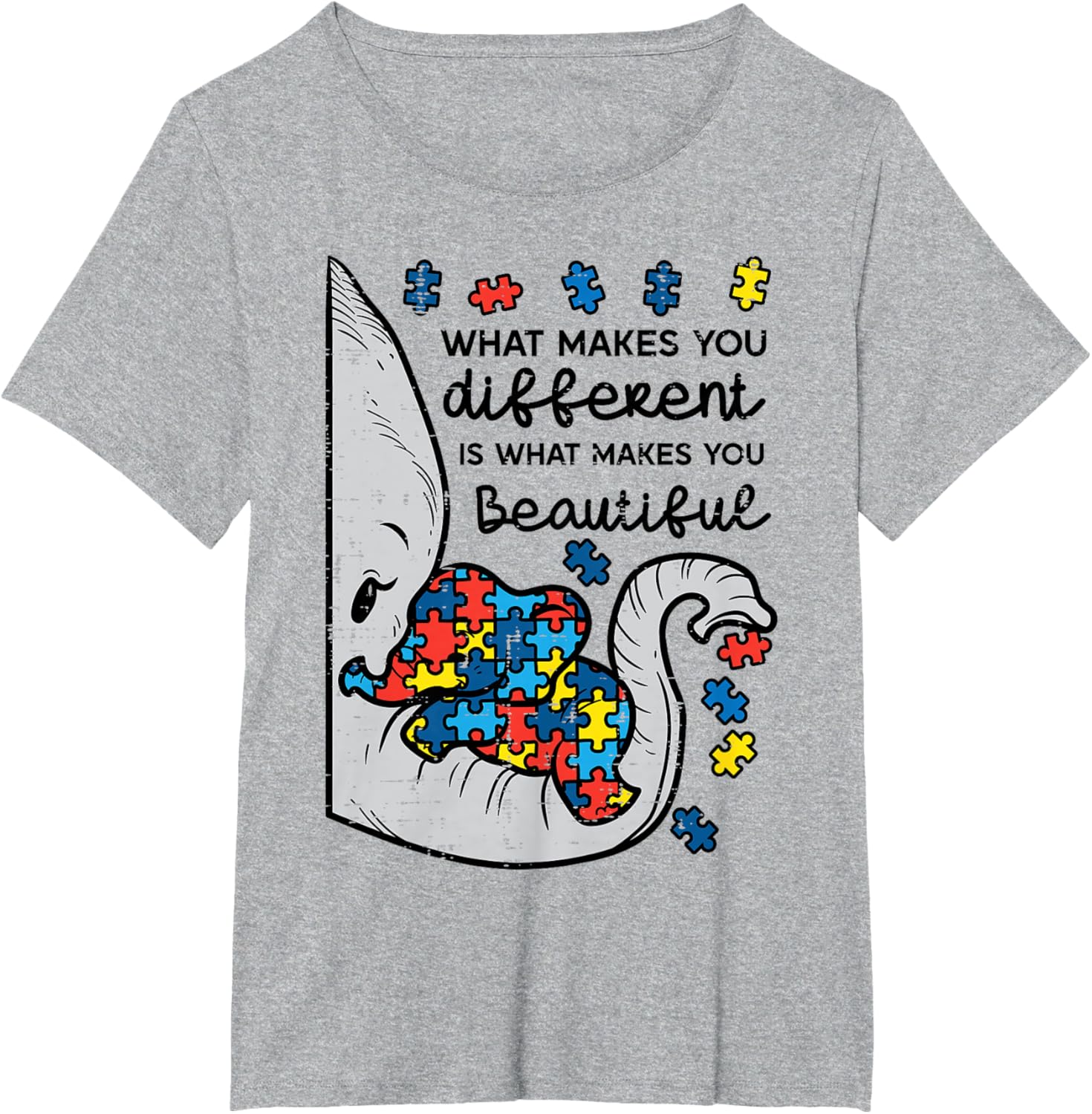 What Makes You Different Beautiful Elephant Autism Awareness