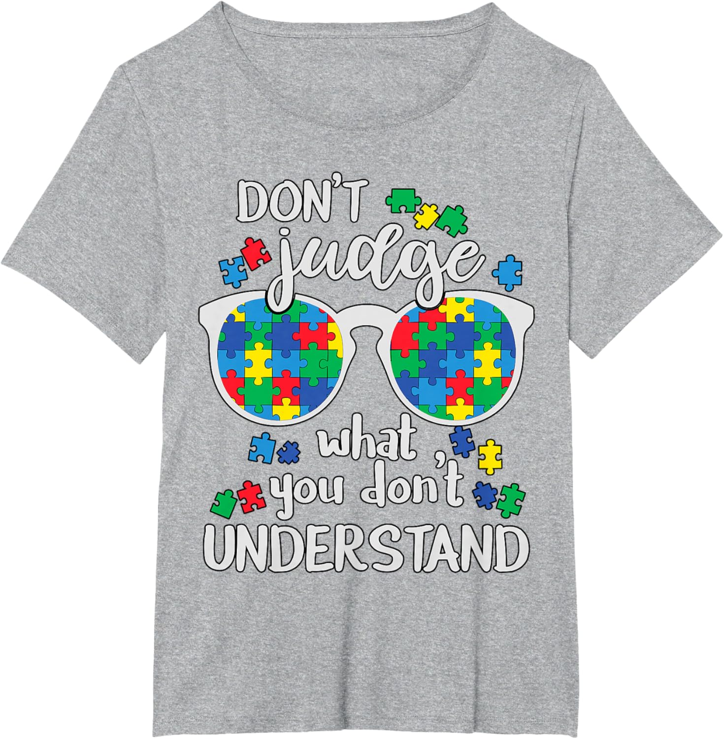 Don't Judge Understand Love Autistic Kids Autism Awareness
