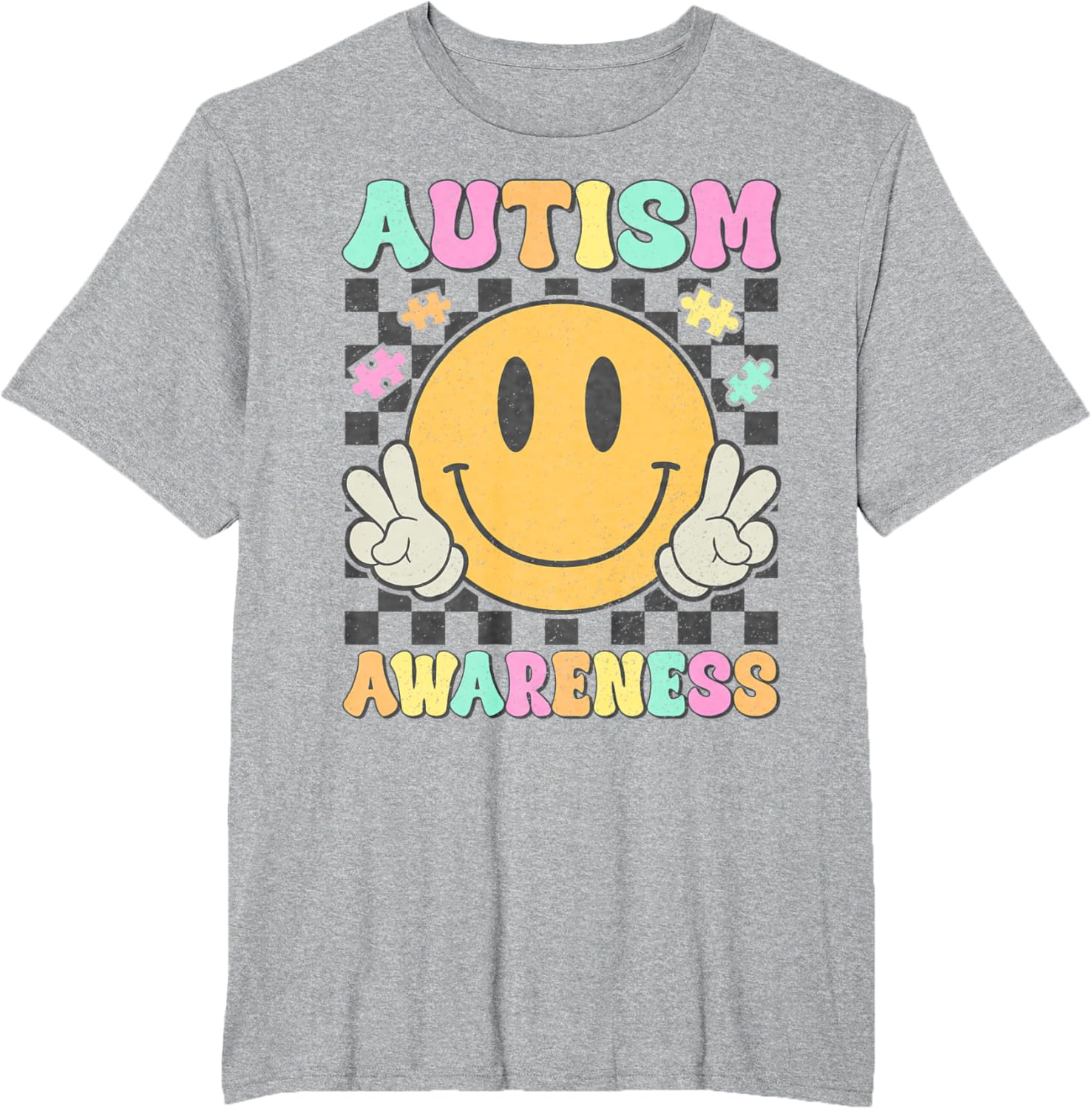 Autism Awareness Kids Men Women Smile Face Autistic Autism