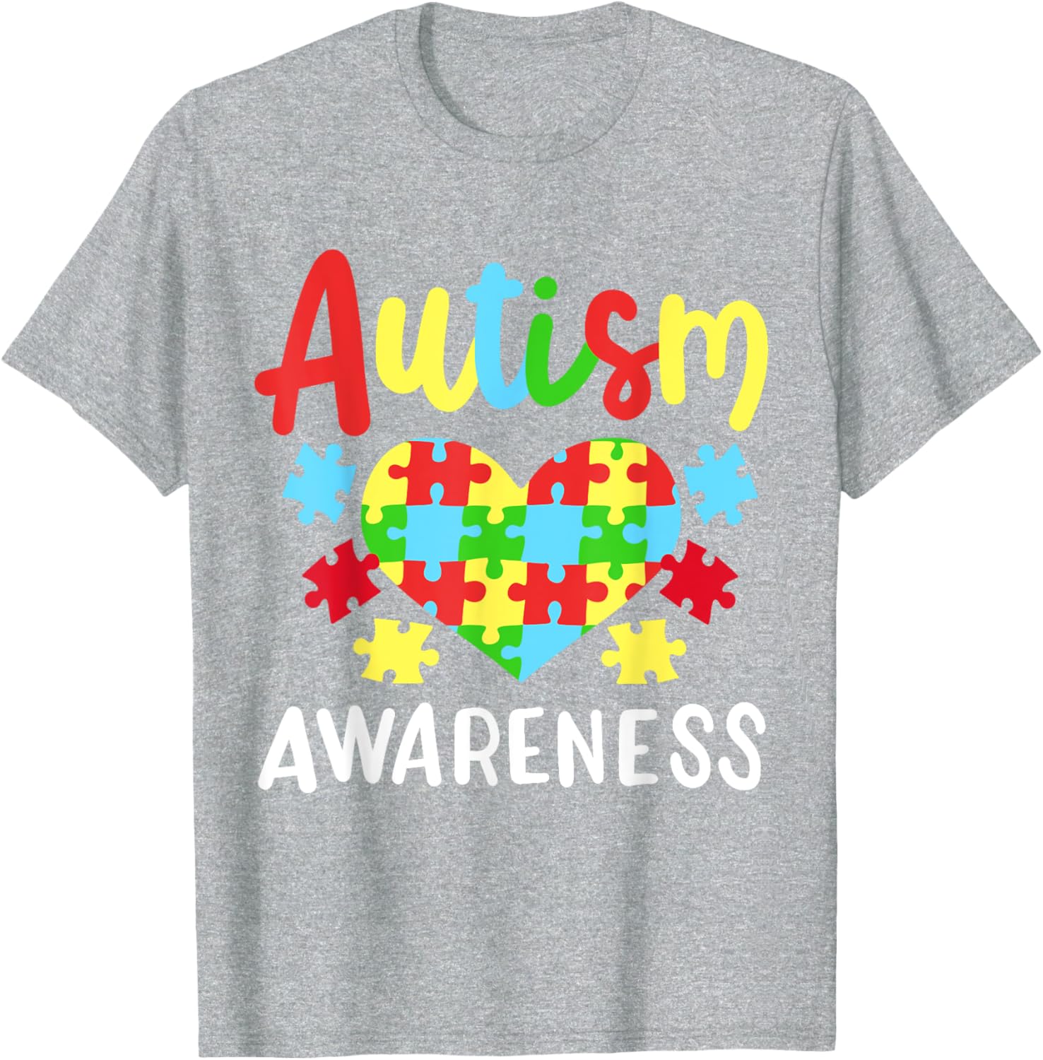 Autism Awareness T-Shirt, Small, Black