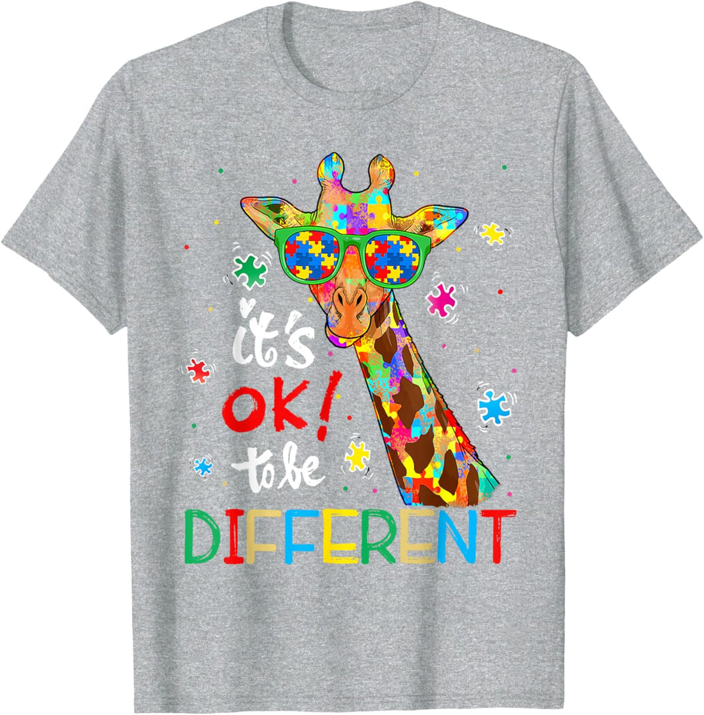 Autism Awareness Acceptance Women Kid Its Ok To Be Different