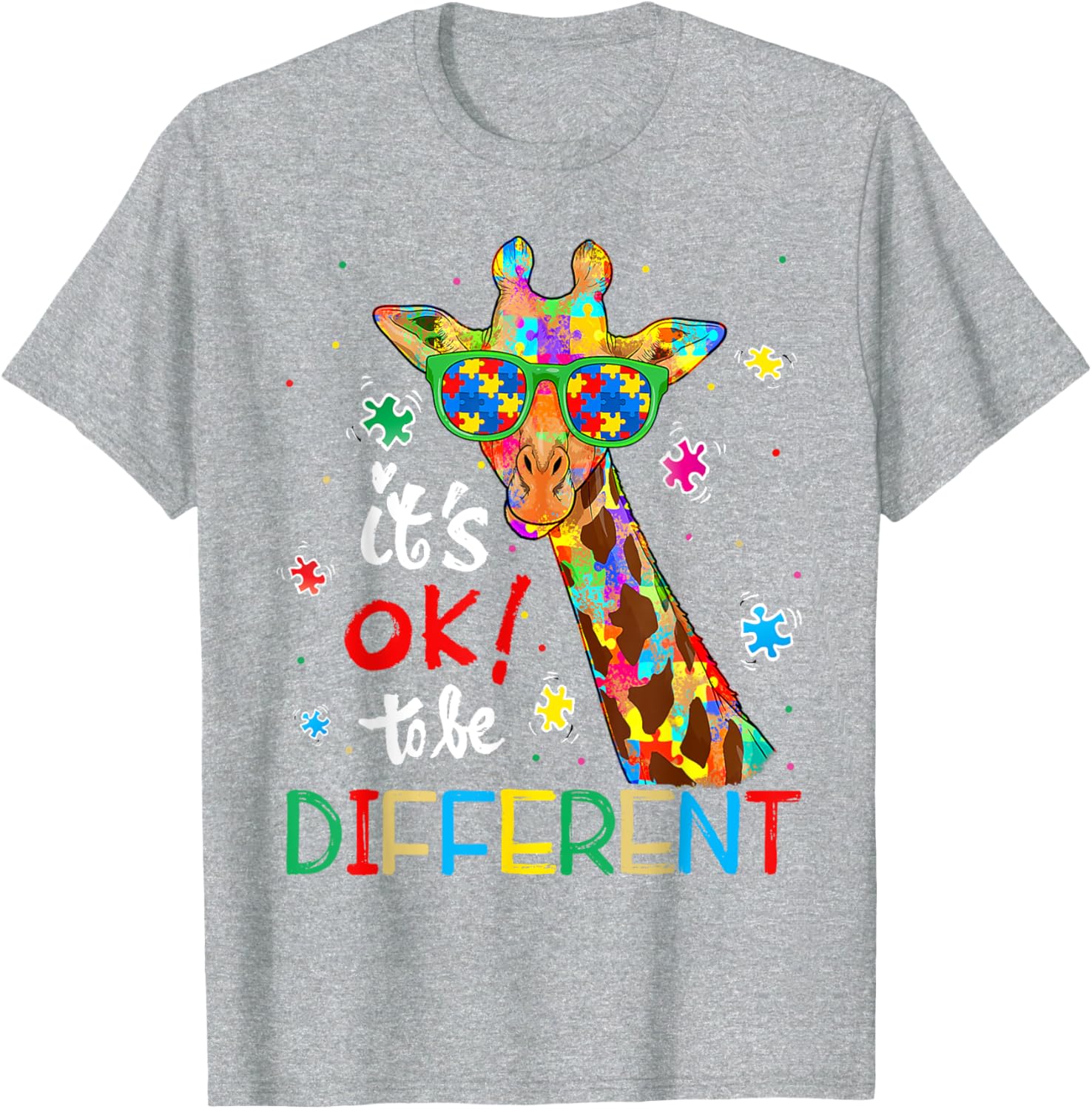 Autism Awareness Acceptance Women Kid Its Ok To Be Different