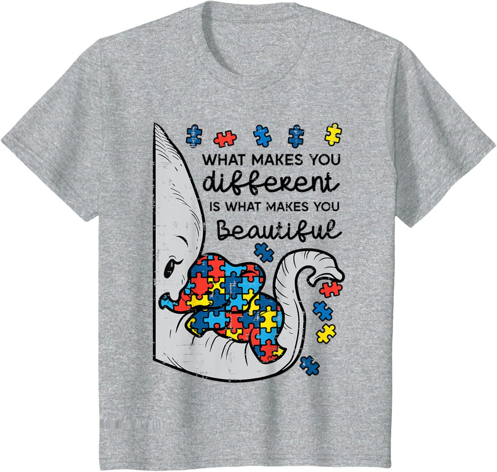 What Makes You Different Beautiful Elephant Autism Awareness