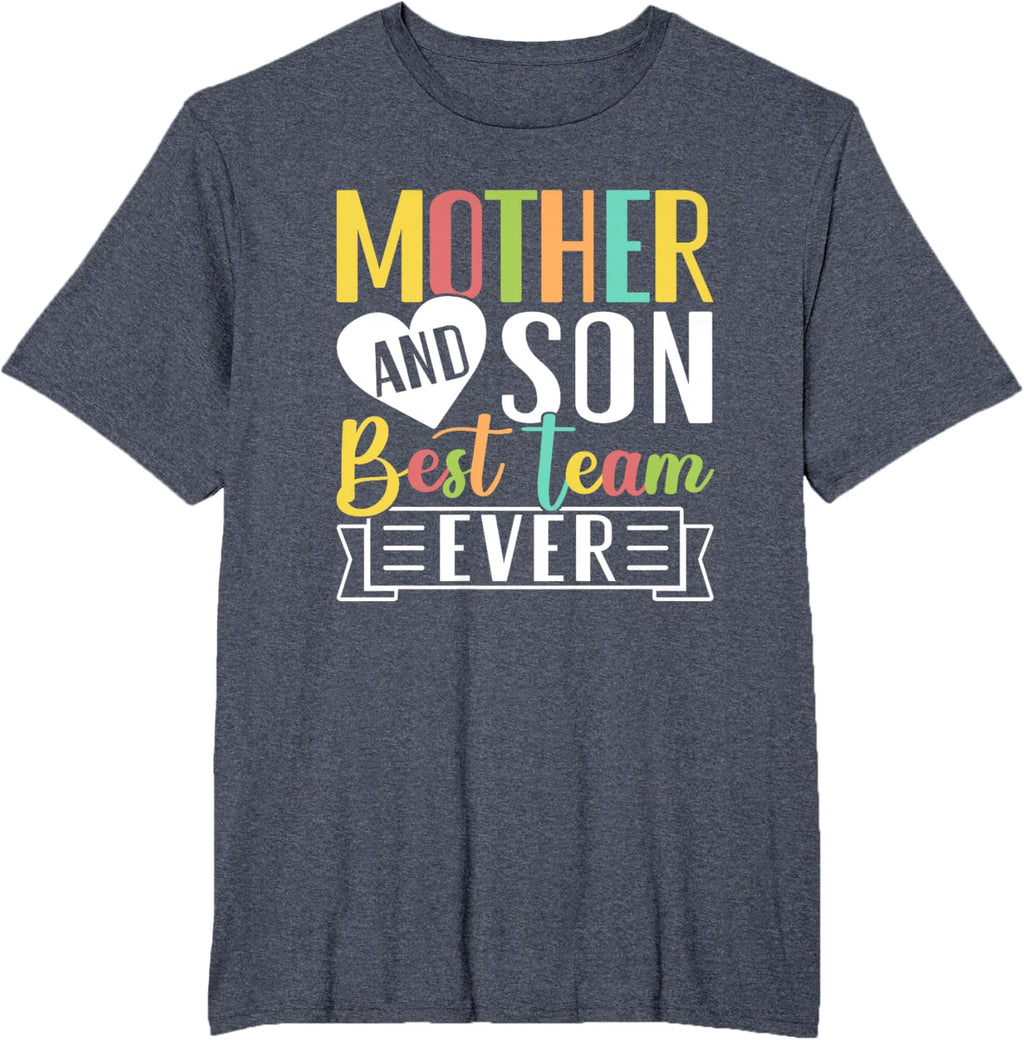 Mothers Day Mama Mom Son Love Mommy Mama Mother's Black Unisex Classic Fit Crew Neck Short Sleeve Mother Shirt